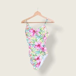 ☀️Simply Rhona Floral One Piece Underwire Swimsuit